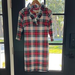 Gretchen Scott Plaid 3/4 Sleeve Dress